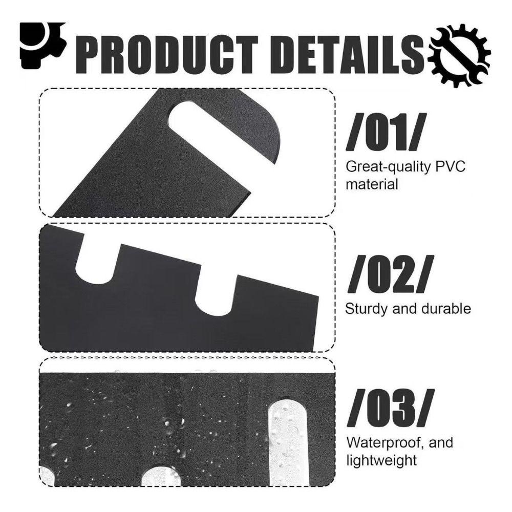 5pcs Thickness Adjustable Door Hinge Shims Furniture Leveling Waterproof Hinge Spacers Durable Spacing Spacer Hardware