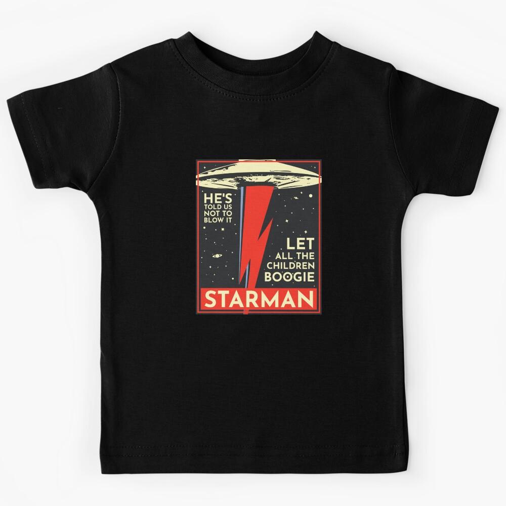 Starman Bowie Kids T-Shirt 130