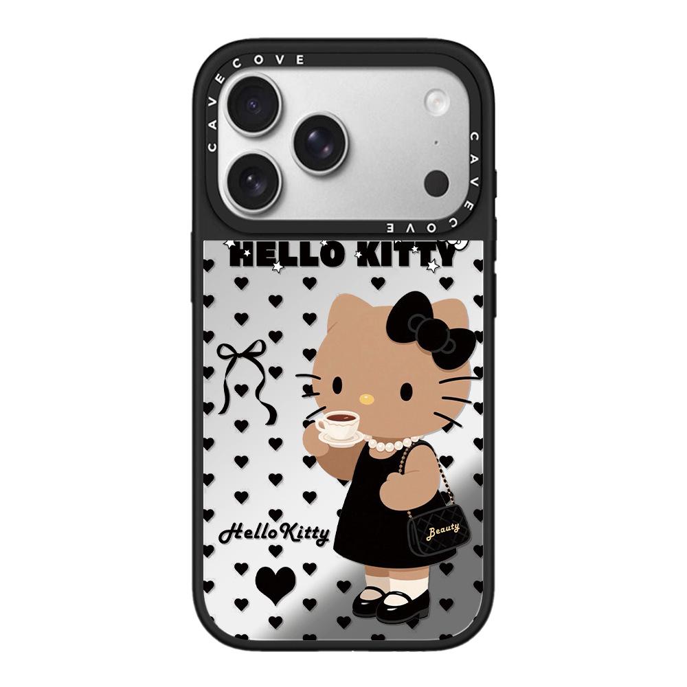 

Love Heart French Style Cat Magnetic Phone Case for Apple 17Pro Max, 15Pro, and 14 - Drop-proof and Fashionable iPhone 17