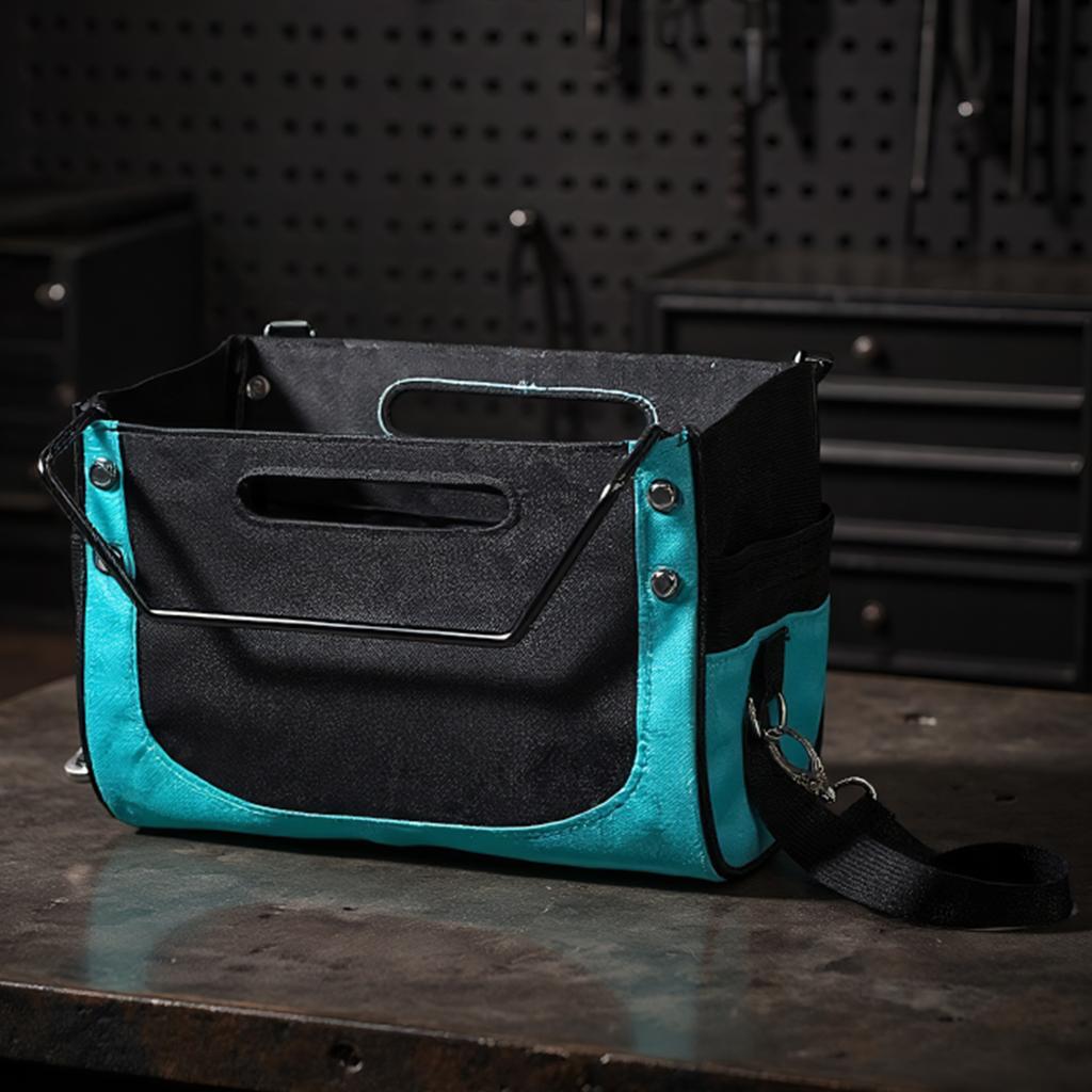 Portable Ladders Pouch Wear Resist Oxford Cloth Organizer Bag Large Capacity Folding Repair Tool Bag Ladder Hanging Bag