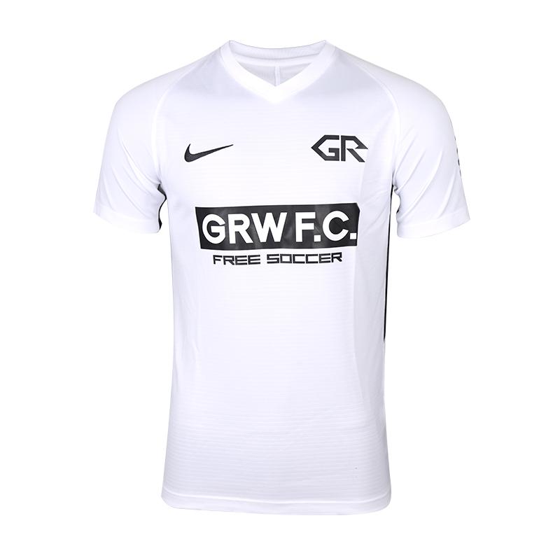Nike Pullover Printed Letter V-Neck Short Sleeve Soccer Shirt Unisex shirts White 894231-100 S