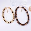 2025 Nové ZAA Dřevěné Korálkové Spojované Náramky Náhrdelníky Zirkonové Sady pro Ženy Vintage Etnický Styl Doplňky na Krk