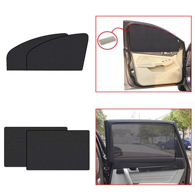 1/2pcs Magnetic Car Sun Curtain Anti UV SunShade Auto Foldable Side Window Sun Protection Car Mosquito Net Interior Accessories