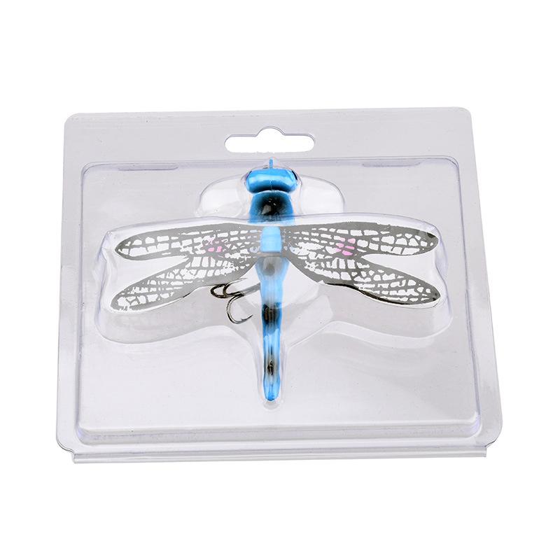 7.5cm/6.2g Dragonfly Imitation Bait Topwater Crawling Insect Lure for Fly Fishing Lifelike Fly Replica