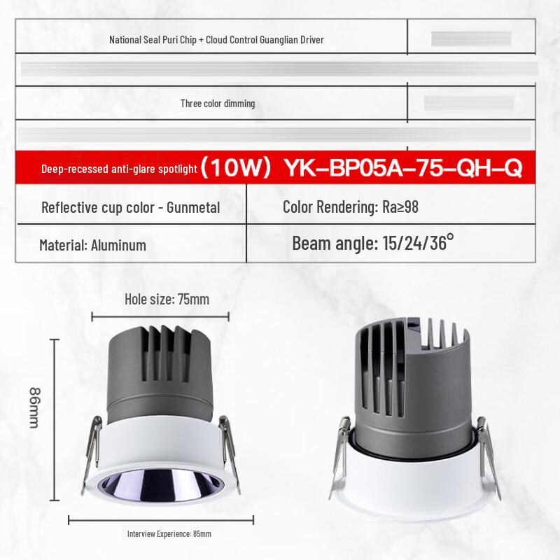 Xuanyong LED Full Spectrum High CRI Spotlight
