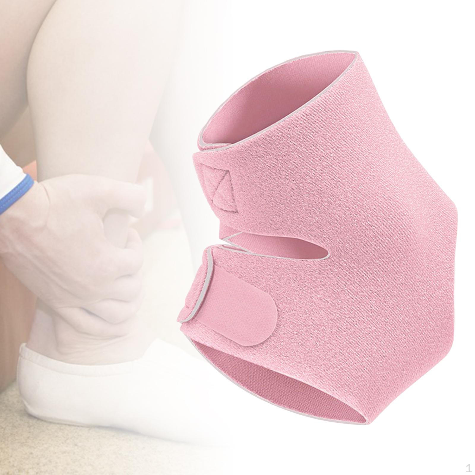 

Support Strap Protection Foot Heel Stabilizer Wrap Sleeve for Football, Gym, Volleyball, Cycling, 40 to 46 Yards Pink