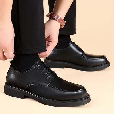 Herren Hochzeit Leder Luxusmarke Schnürschuhe Business Herrenkleid Spitz Zulaufend Lässig Jugendlich Britischer Stil Frühling 2024 Neuheiten Schuhe