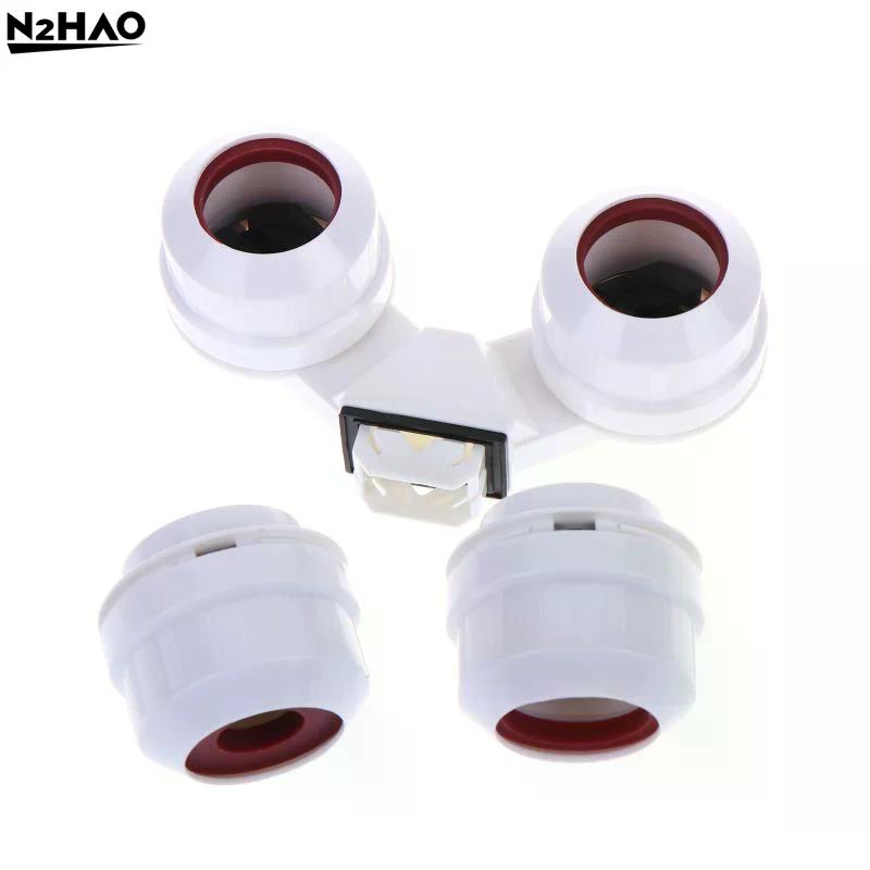 1PCS Waterproof T5 T8 LED Lamp Base Fluorescent Saving LED Lampholder Screw Bracket Bulb Socket For Aquarium Fish Tank 250V 2A