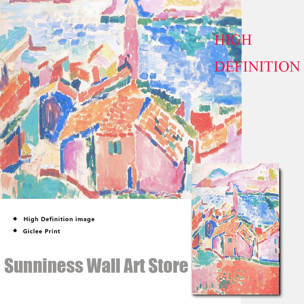 Vintage Henri Matisse Retro Posters And Prints Abstract Landscape Wall Art Canvas Painting Pictures For Living Room Home Decor
