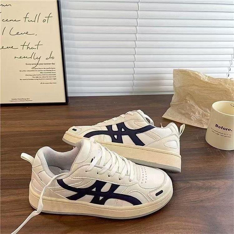 Hong Kong style thick baseplate shoes ins tide spring new student sub sports board 35