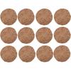 12PCS Coir Bird Nesting Pads for Pigeon Breeding, 8.1 Inch Dehumidification Mat for Chicken Coop Nesting Boxes, Natural and Breathable Bird Accessory