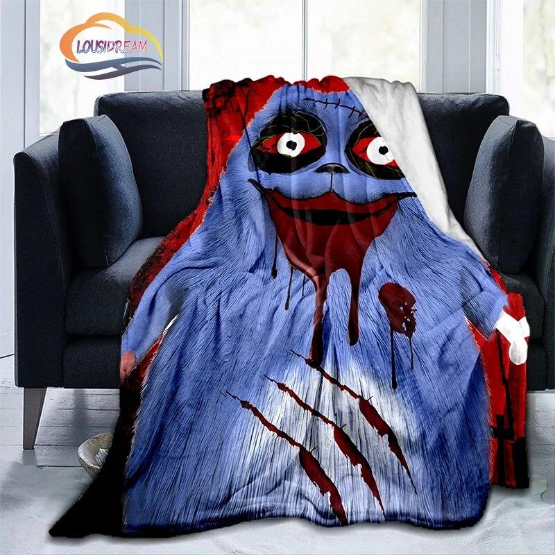 

Детское одеяло «Гриззи и лемминги» с рисунком медведя и мыши, фланелевой пушистый диван-кровать для кемпинга 30x40in