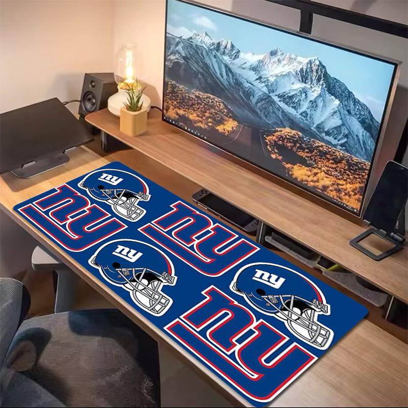 New York Giants Print Cushion Non-slip Laptop Tablet Big Mousepad XXL Mat Mini PC Playmat With Lock edge