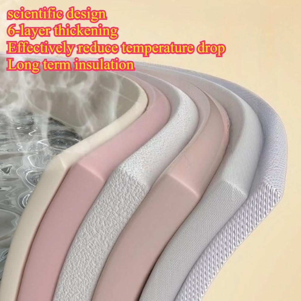 Folding Household Bath Tub Adult Bath Tub Baby Play Pool Reclining Bath Convenient Widening Lengthening The Anti Mold Bath Tub
