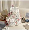 Schoolbag Japanese ins new high-value schoolbag, sweet star bar pain bag, lightweight and versatile backpack for junior high school students
