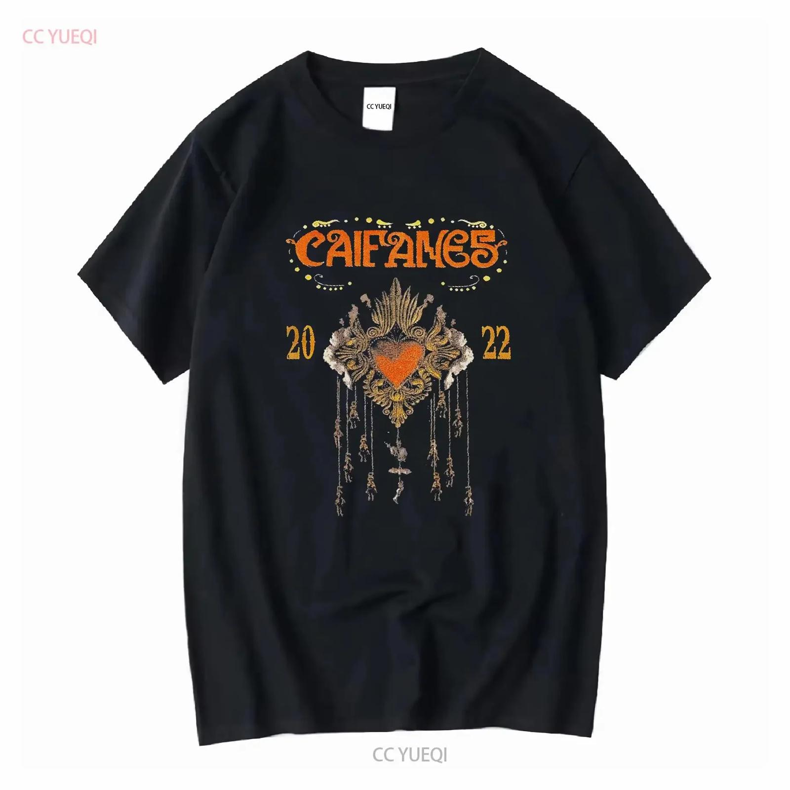 Rare Vintage Caifanes Rock Mexicano Band Tour 2022 T Shirt S 5Xl long or short sleeves vintage Washed Breathable streetwear S