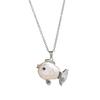 Baroque Pearl Clownfish Pearl Necklace Whale Marine Style Necklace Little Fish Ear Stud  Gift