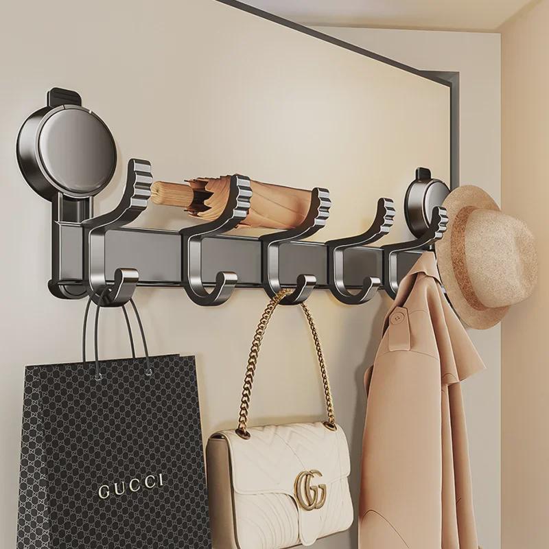 No-Drill Wall-Mounted Strong Suction Cup Coat Hook Hanger