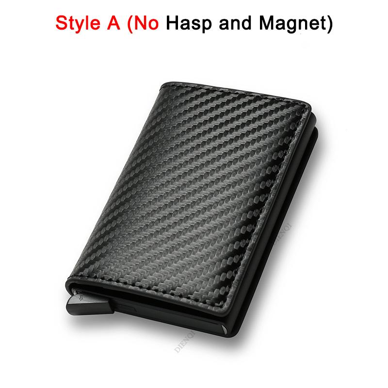 Anti Thief Rfid Credit Card Holder Smart Minimalist Wallet Pocket Men Women Slim Cardholder Bank Cash Creditcard Case Bag Purse