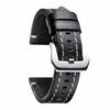 BINLUN Replacement Leather Watch Band, Oiled Leather Watch Strap, Genuine Calf Leather, Thick Stripes (2 Types), Vintage, Retro, Classic Style, Unisex