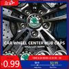 Autocolant Auto 4 Bucăți Capace Centru Jantă Auto Autocolante Capac Emblema Jantă Pentru Skoda Octavia Fabia Rapid Superb Yeti Enyaq Kodiaq Kamiq