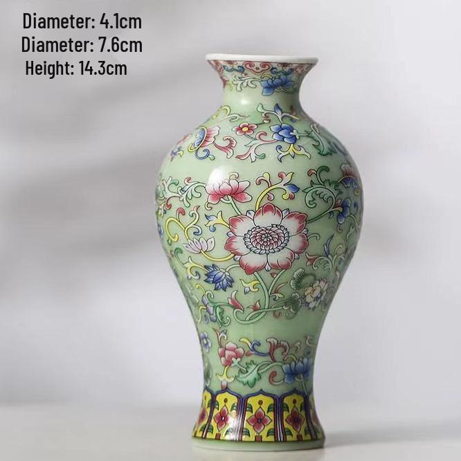 Antique Blue and White Chinese Porcelain Vase - European & American Handicraft for Flower Arrangements