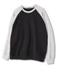 UNDEROFF Double Cotton Plain Raglan Sweatshirt Gray