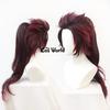 Kamado Tanjiro Halloween Anime Cosplay Wigs Fiber Heat Resistant Synthetic Hair + Wig Cap