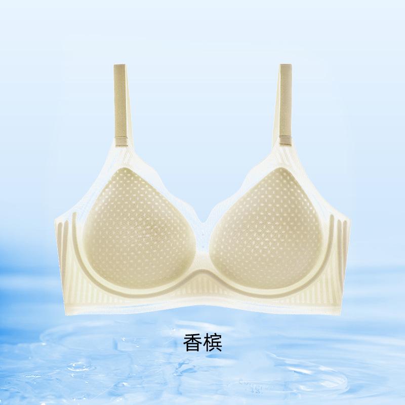 New underwear, small breasts gather, thin breathable chest wrap, foam jelly glue soft support, seamless nude bra