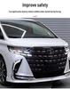Alphard 40 Series Daytime Running Lights: Fits 24 Models, Three-Color Front Bumper Lights for Car Decoration.