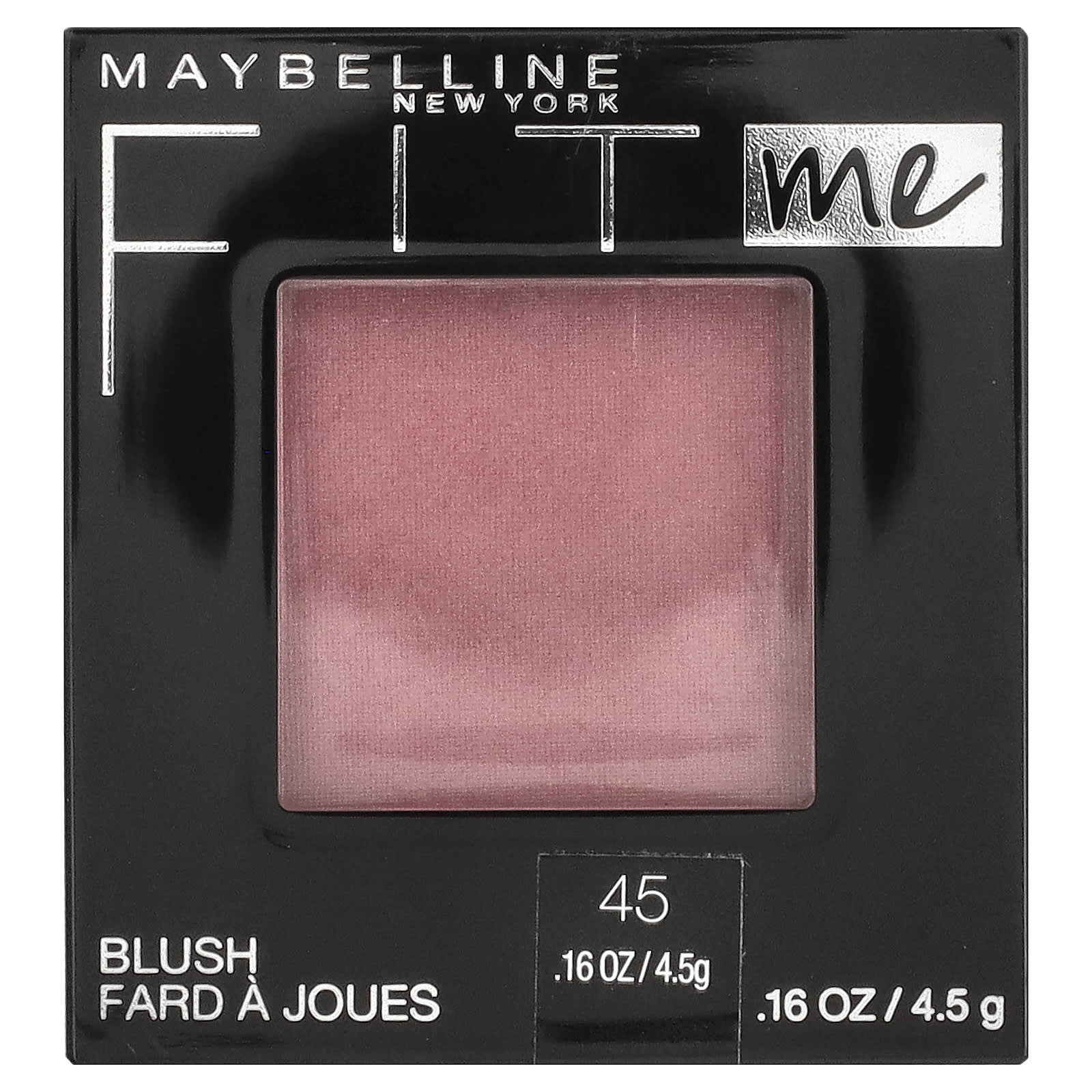 Maybelline Fit Me, Румяна, 45 Сливовый, 4,5 г (0,16 унции)