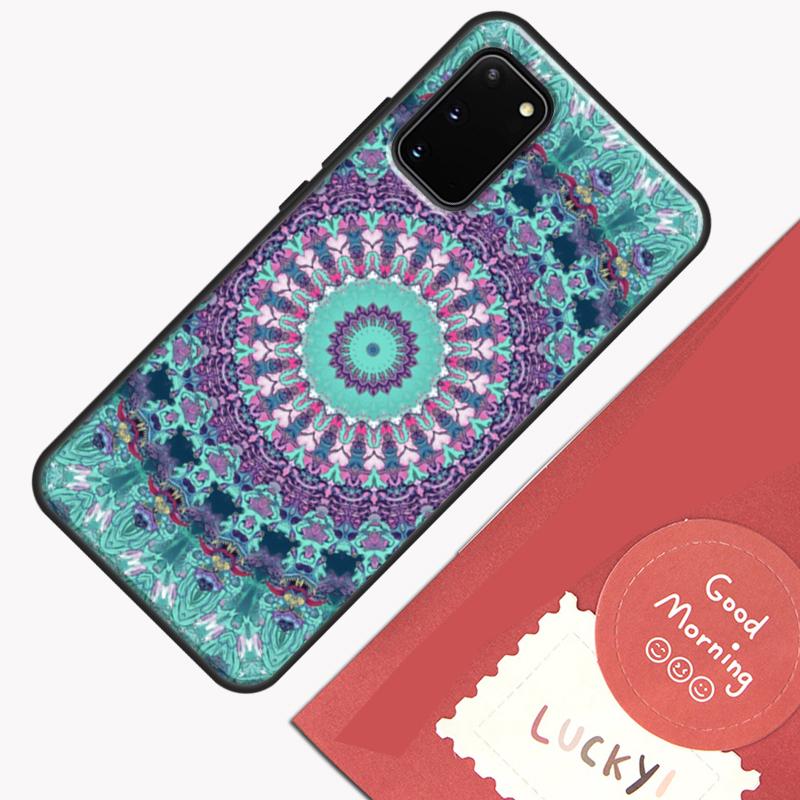 Floral Flower Mandala Design Phone Case For Samsung Galaxy S25 S26 Ultra S20 S21 S22 S23 S24 Plus S9 S10 S25 FE Cover Shell