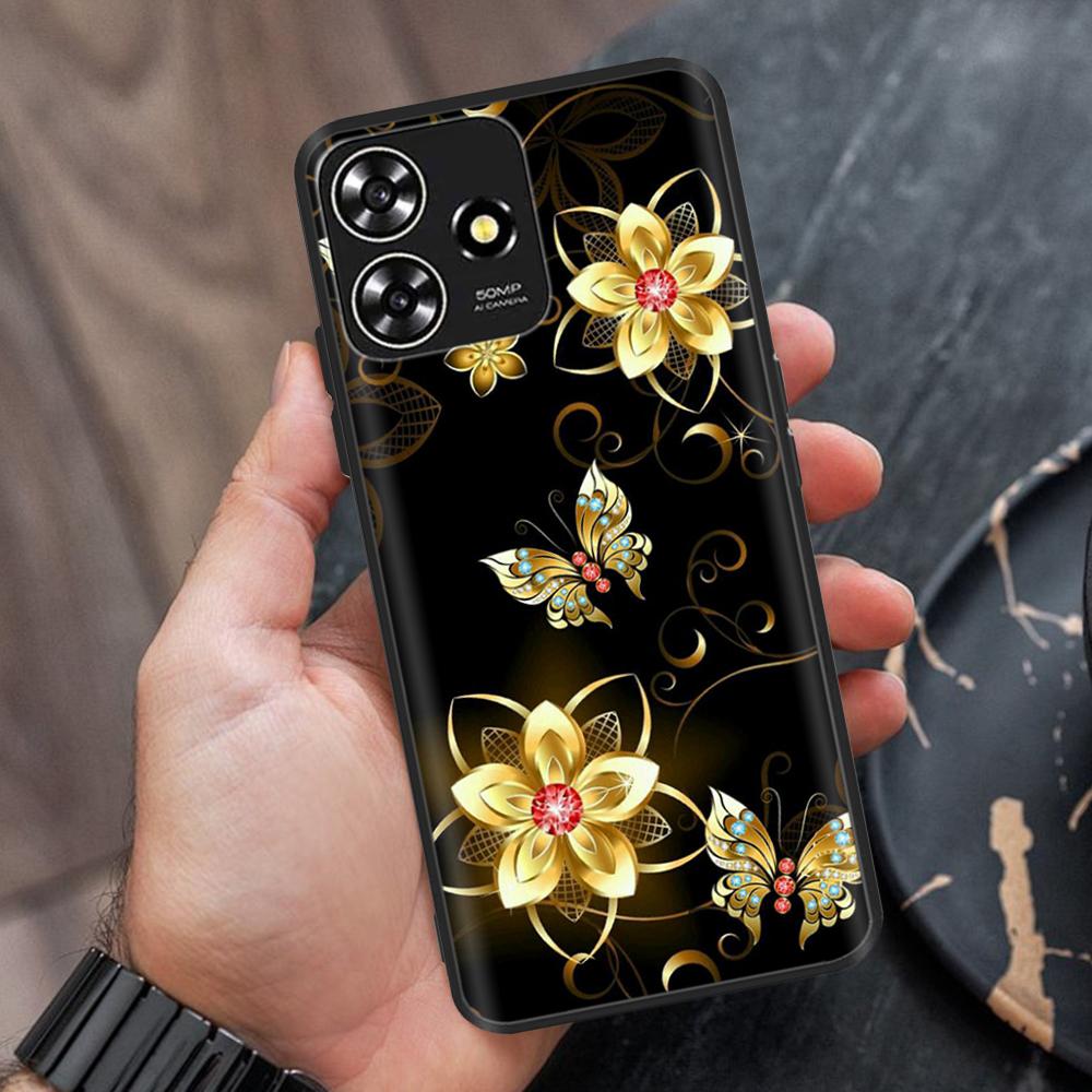 For ZTE Blade A73 Case Soft Black Silicone Bumper Phone Cover Funda For ZTE Blade A73 5G Cases For ZTE Blade A73 4G Fundas Coque