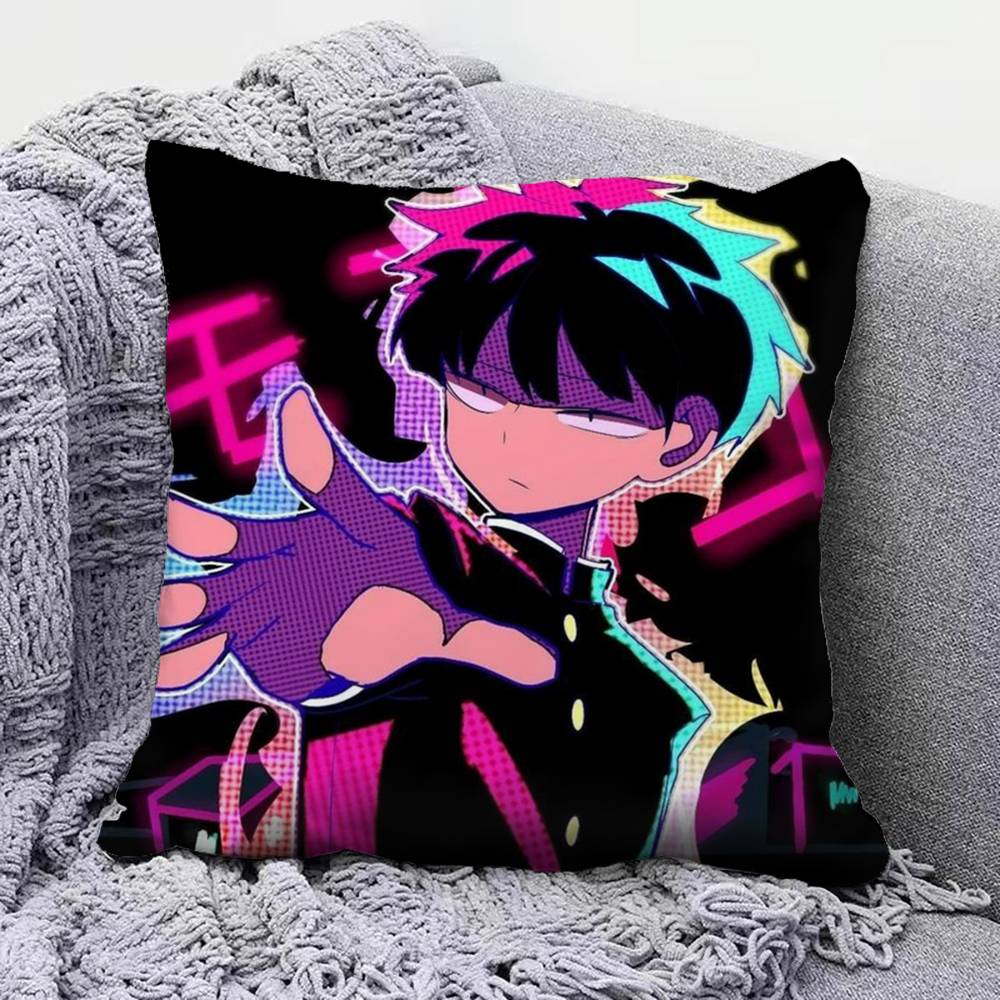 Mob Psycho  AAnime  Pillow Covers Home Sofa Cushion Covers and Aecorative Custom