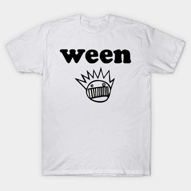 Men Black Print T-shirt Ween No-Cut Transfer Paper Print Cotton Tshirt XL