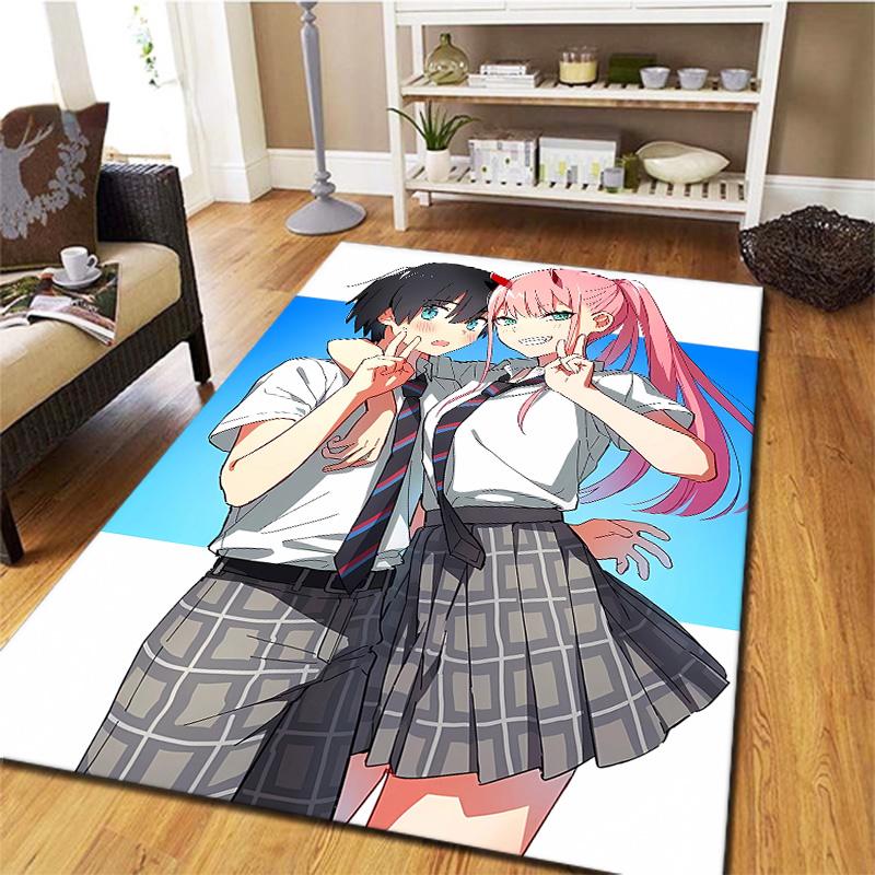Franxx Carpet Rug For Living Room Bedroom Home Sofa Decoration Kids Play Nonslip Floor Mat
