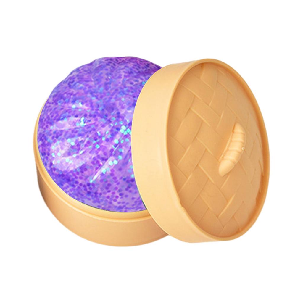 Dumplings Glitter Dumpling Toy Cute Dumplings Squishiest With Steamer Box Stress & Anxiety Toys For Kids & Skateboard