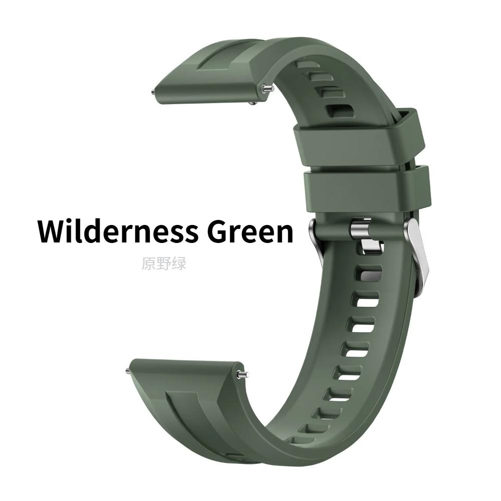 

Official Silicone Strap for Huawei GT6/GT5/GT4 46mm Classic and Stylish 22mm Watch Strap Compatible with Huawei GT5pro 46mm Huawei GT5 Pro 46mm зелений