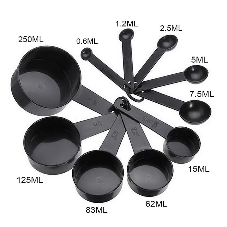 10Pcs Measuring Spoons Cup Set for Cake Flour Food Measuring Home Gadget Kitchen Cooking Baking Tools Accessories