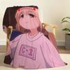 F Futaba Anzu Anime Blanket Soft Throw Blanket for Home Bedroom Bed Sofa Picnic Travel Office Rest Cover Blanket Gift
