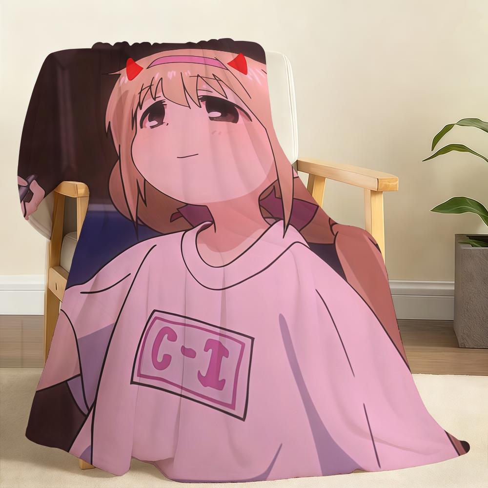 F Futaba Anzu Anime Blanket Soft Throw Blanket for Home Bedroom Bed Sofa Picnic Travel Office Rest Cover Blanket Gift