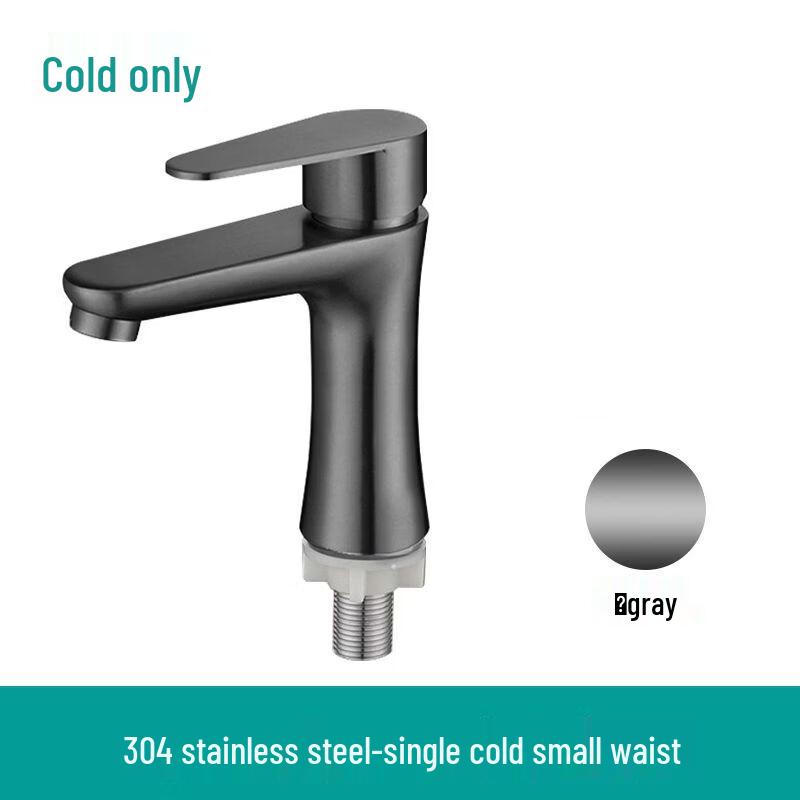 TLXT Gunmetal Grey Basin Faucet