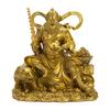 Brass Statue of Zhao Gongming Riding Tiger - God of Wealth, Five Roads Luck Attractor