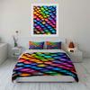 Colorful Decorative Scales Set Soft Comfortable Duvet Cover Bedding Set Included 1*Duvet Cover & 2*Pillowcases, Gift