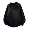 Mens Oversized Knit Sweater 2026 Fall Winter Warm Loose Fit Casual Crewneck Pullover Daily Wear