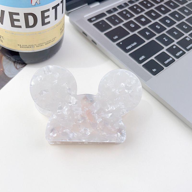 1pc Acrylic Cartoon Mickey Hair Clip, Fashionable, Back of Head Hair Clip, Shark Clip, Hair Accessory