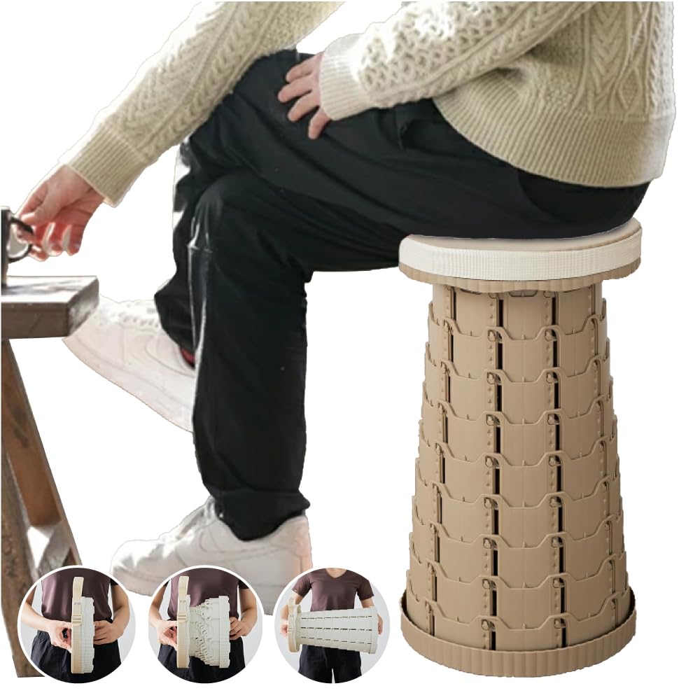 Faltbarer Outdoor Ausziehbarer Camping Faltbarer Camping Einfach bis 200kg Last Öffnet und Schließt in der Höhe Perfekt für das Warten bei Outdoor-Sportarten x Stuhl,