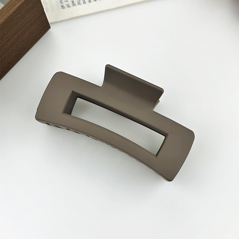 Matte Square Retro Acrylic Hair Claw Clip for Women