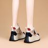 Retro inner height-increasing dad shoes autumn new lightweight sports velvet cotton shoes platform-soled high-top shoes