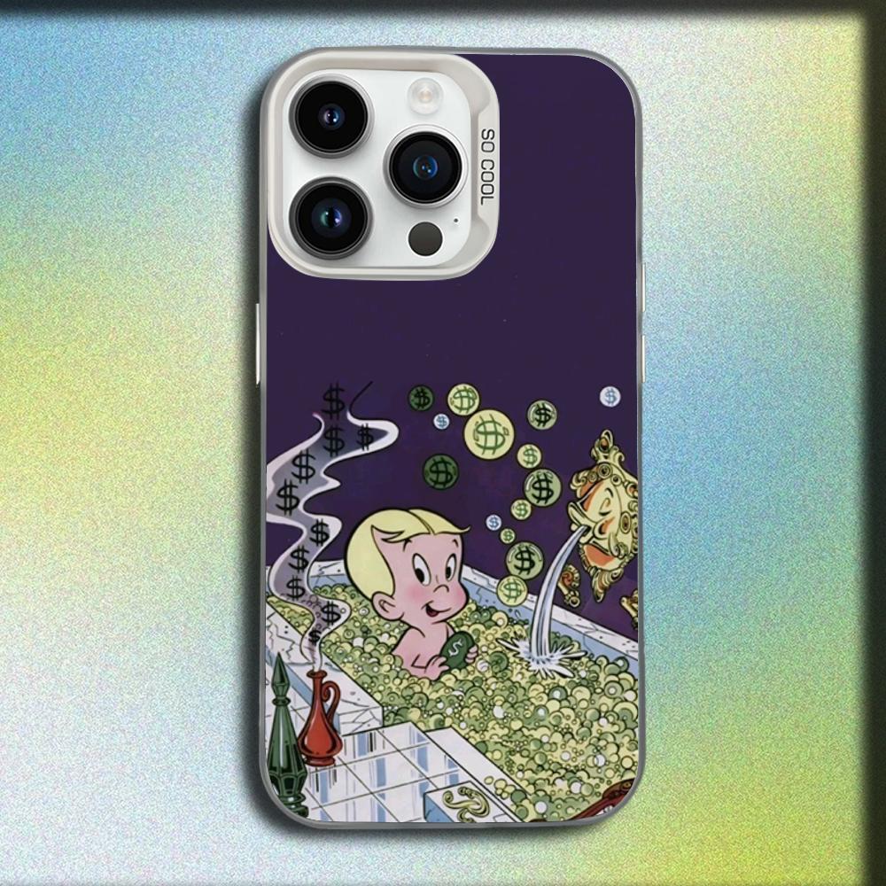 

Dollar A-Alec Monopoly Man Phone Case For iPhone 16,15,14,13,12,11,Mini,Pro,SE,MAX White Matte Shockproof Cover iPhone13
